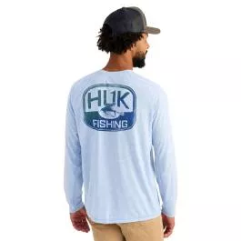HUK Men's Drift Long Sleeve Performance Tee