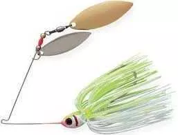 Humdinger Colorado Willow Spinnerbait 1/4oz – Chartreuse/White #01-A