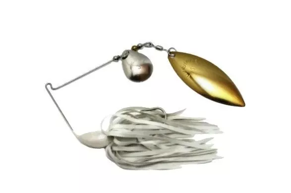 Humdinger Spinner Bait 3/8oz Silver Colorado/Gold Willow White #21-C