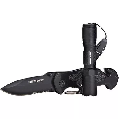 HUMVEE HMV-KC-ER1 Emergency Resue Combo (Flashlight & Folding Knife)