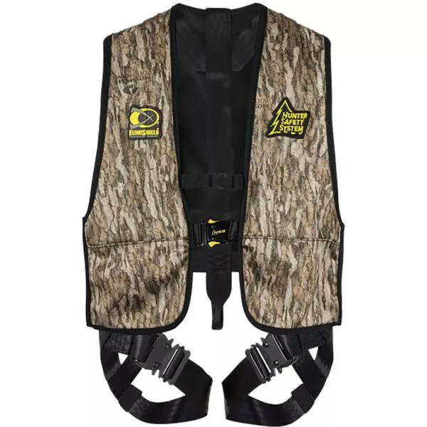 Hunter Safety System Pro Series Harness – Mossy Oak Bottomland – Large/X-Large #PRO-M L/XL