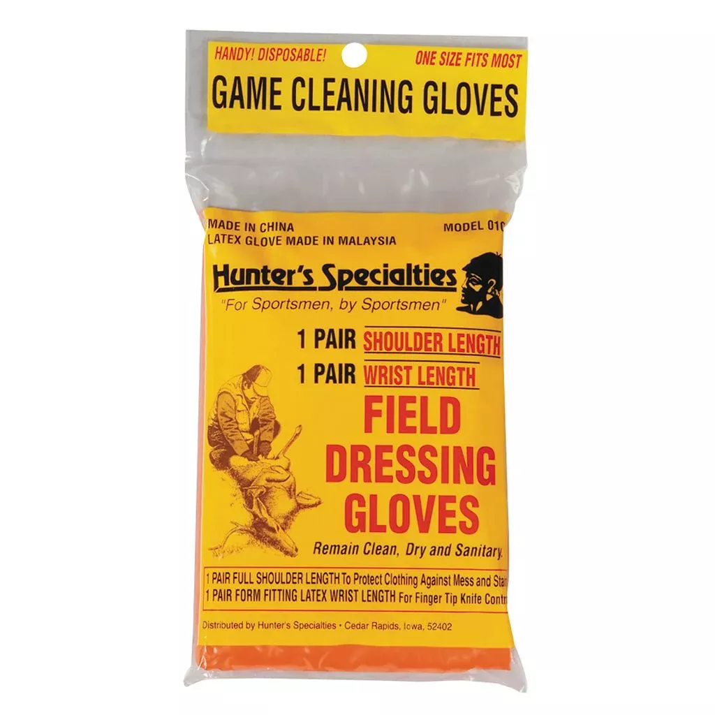 Hunters Specialties Field Dress Gloves Short - 1 Pair
