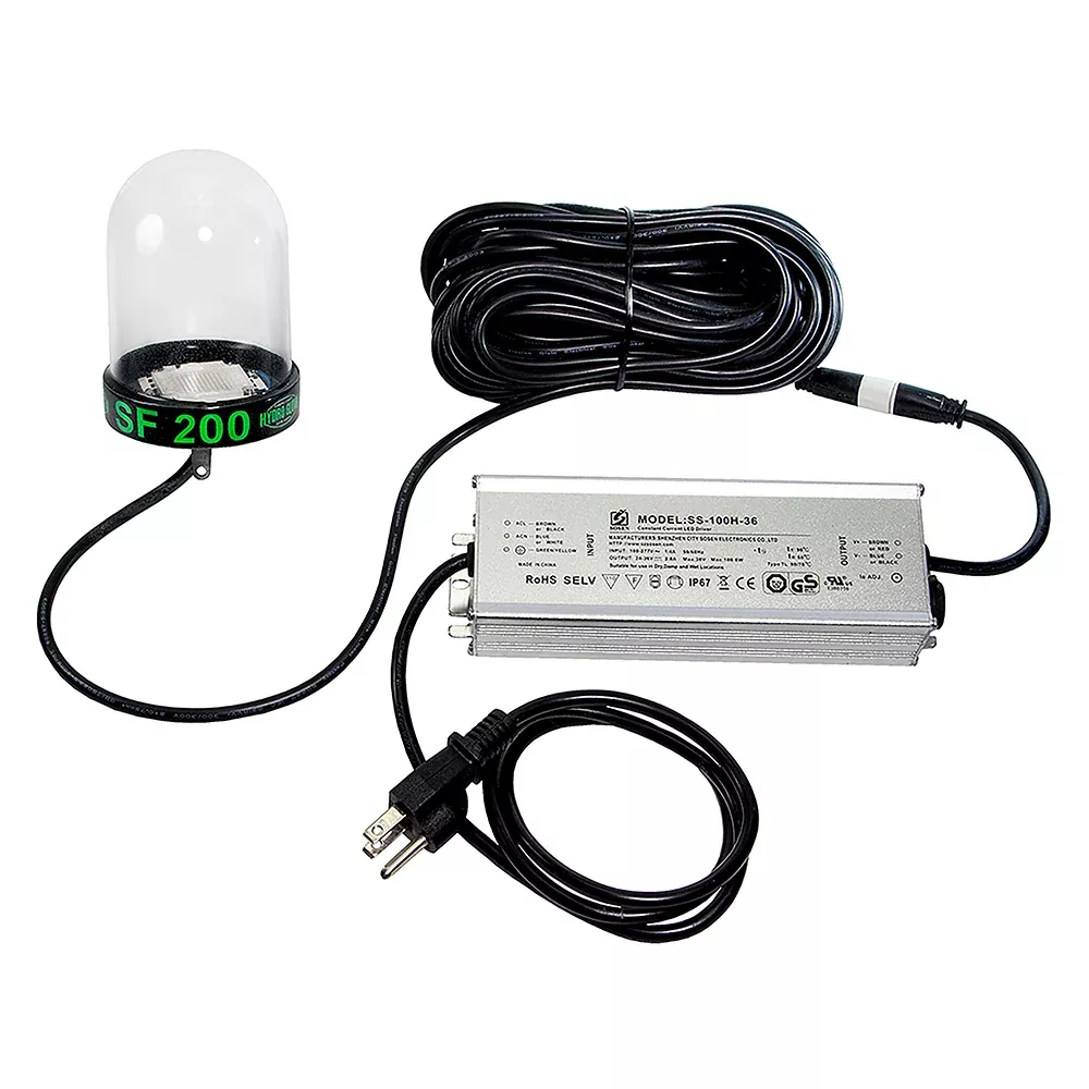 Hydro Glow LED Underwater Dock Light - 200W - 50' Cord - Blue - SF200B