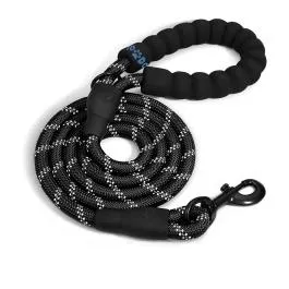 HydroDogz Rope Leash 5' Black