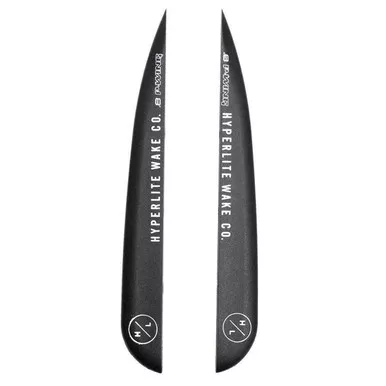 HYPERLITE 0.8in P-Wing 2-Pack Black Wakeboard Fin Kit (73920102)