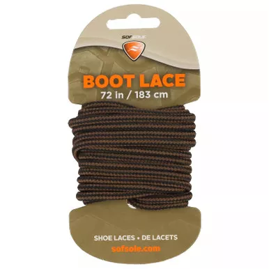 Implus Sof Sole Boot Lace Black/Brown 72"