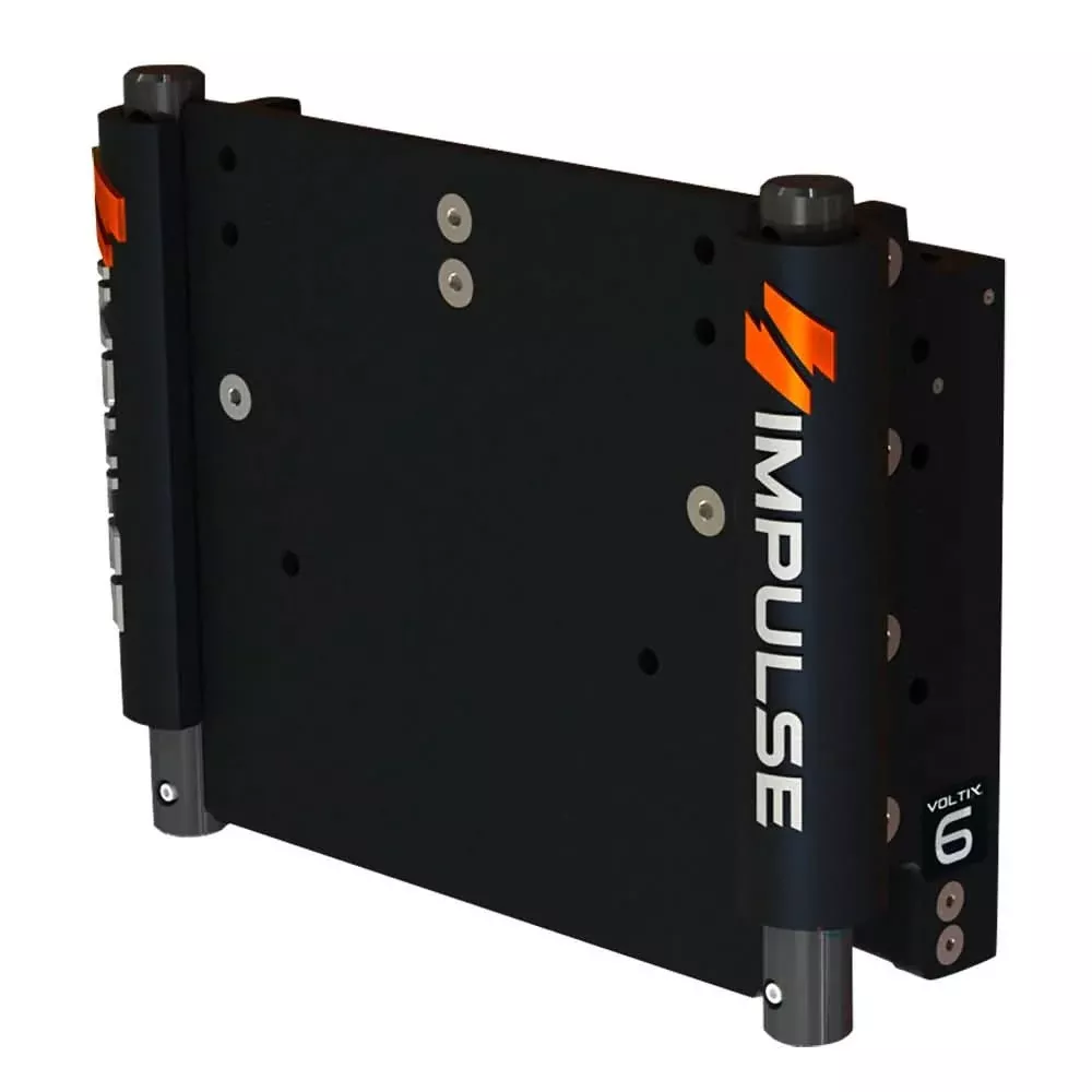 IMPULSE 6″ Set Back Electric Jack Plate w/Standard Control – Black Anodize – 75052-B