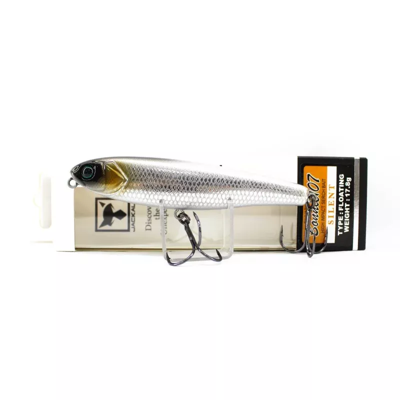 Jackall Bonnie 107 Silent Floating Lure HL Silver Nightmare (9459)