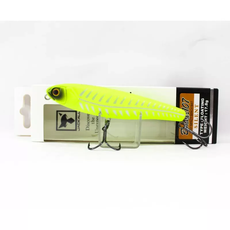 Jackall Bonnie 107 Silent Floating Lure UV Bone Lemon (9466)