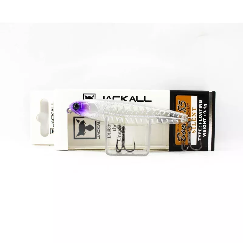 Jackall Bonnie 85 Silent Floating Lure Bone Silver (9968)