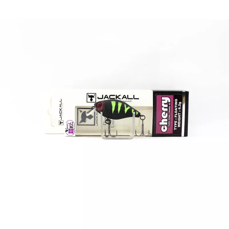 Jackall Cherry 44F Floating Lure UV Mat Black Perch (3418)