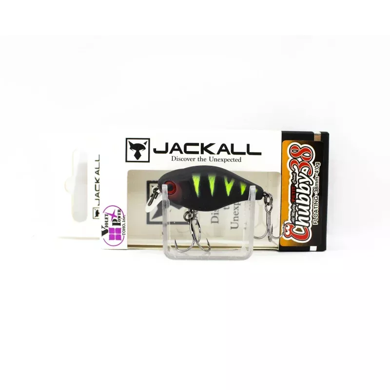 Jackall Chubby 38F Floating Lure UV Mat Black Perch (9497)
