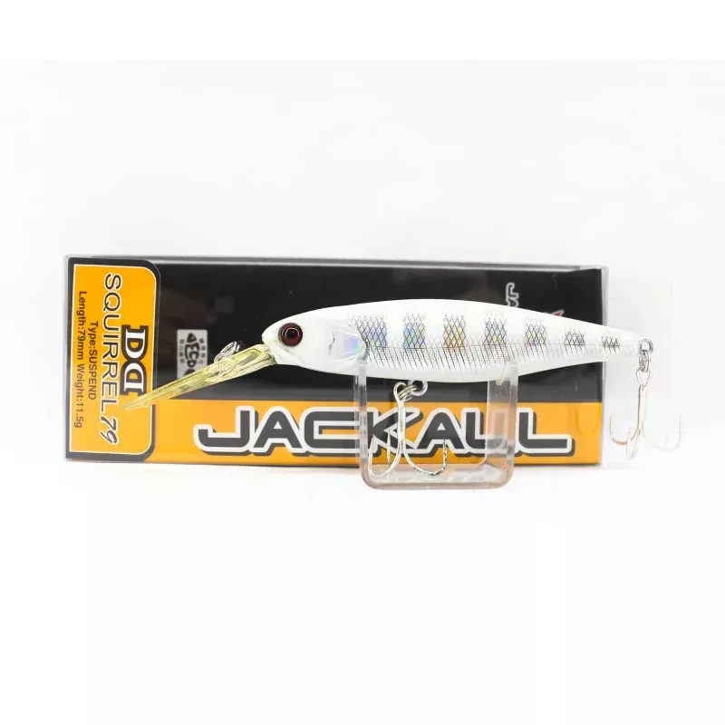 Jackall DD Squirrel 79SP Suspending Lure Zebra Glow (2906)