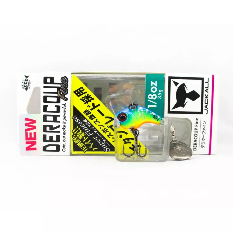 Jackall Deracoup Fine 1/8 oz Spin Tail Sinking Lure Aotora (4945)