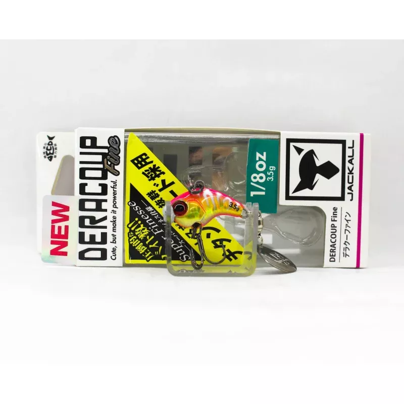 Jackall Deracoup Fine 1/8 oz Spin Tail Sinking Lure Momotora (4952)