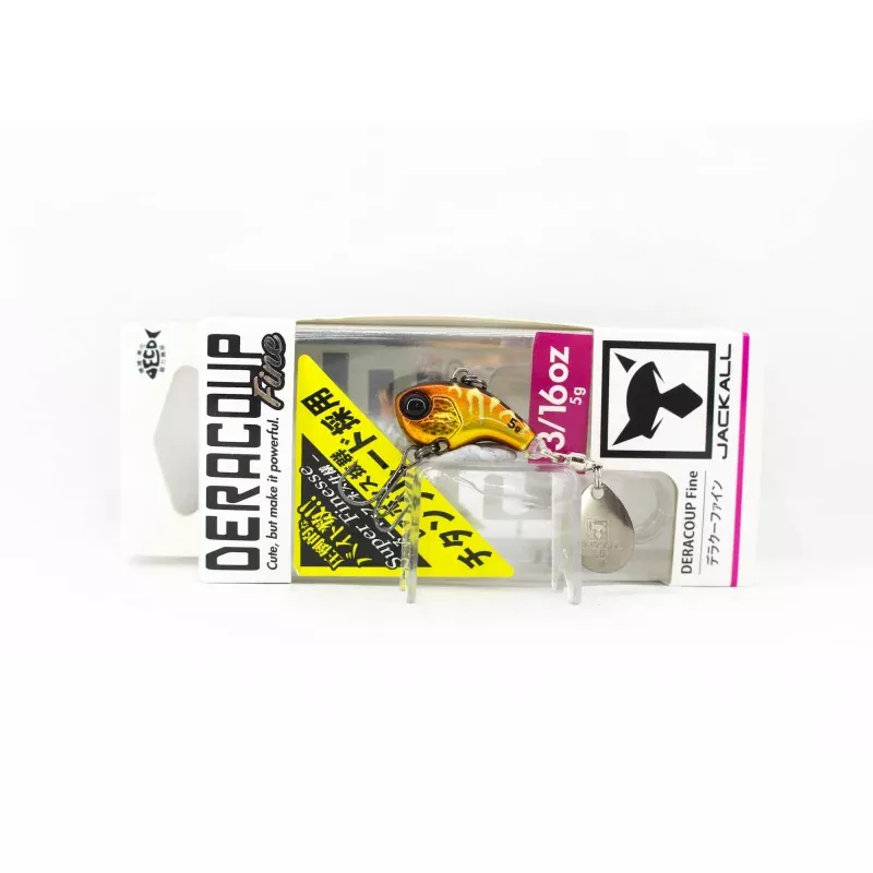 Jackall Deracoup Fine 3/16 oz Spin Tail Sinking Lure Silver Gold Bk (5096)