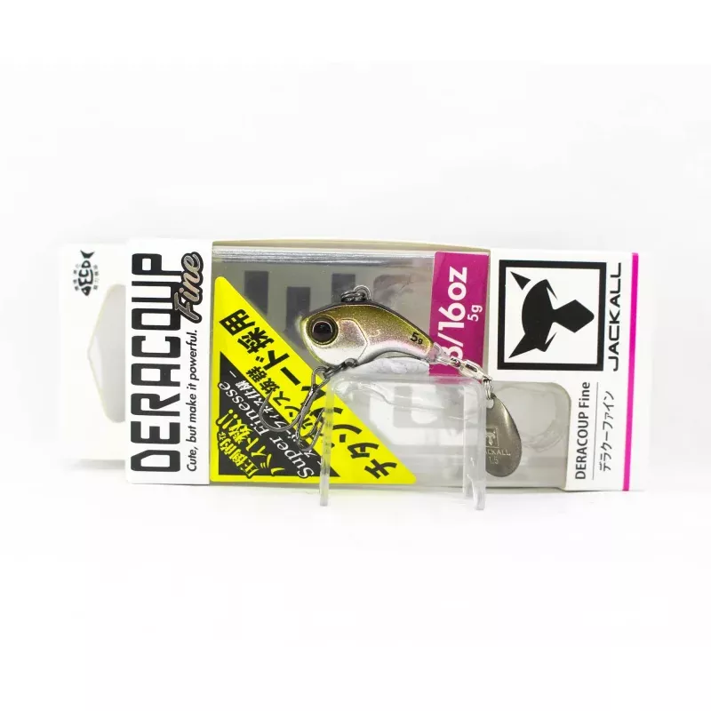 Jackall Deracoup Fine 3/16 oz Spin Tail Sinking Lure Silver Wakasagi (5119)