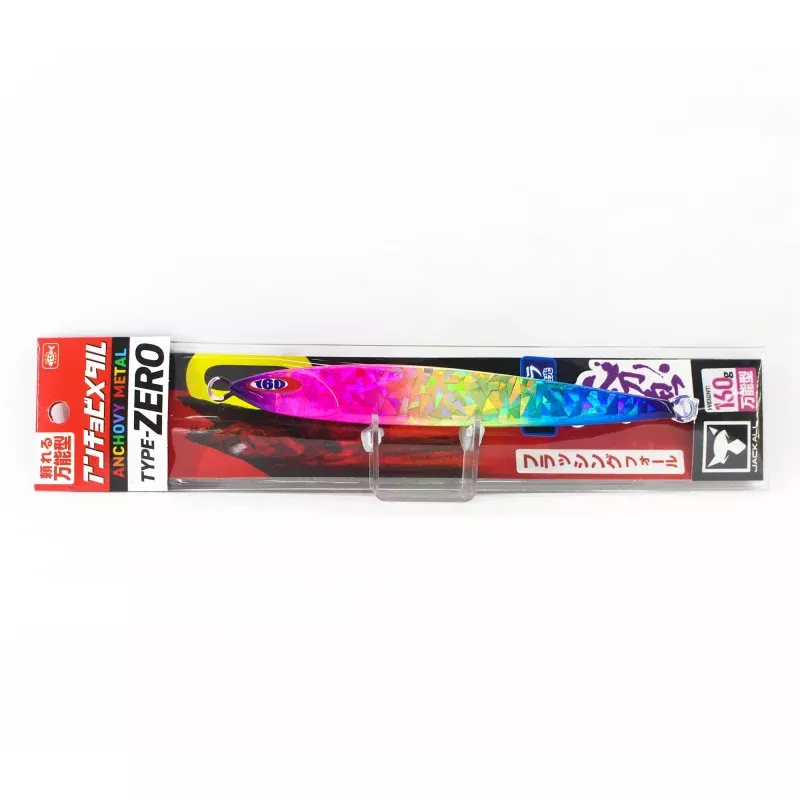 Jackall Metal Jig Anchovy Type 0 Flush Fall 160 grams UV Candy (2538)