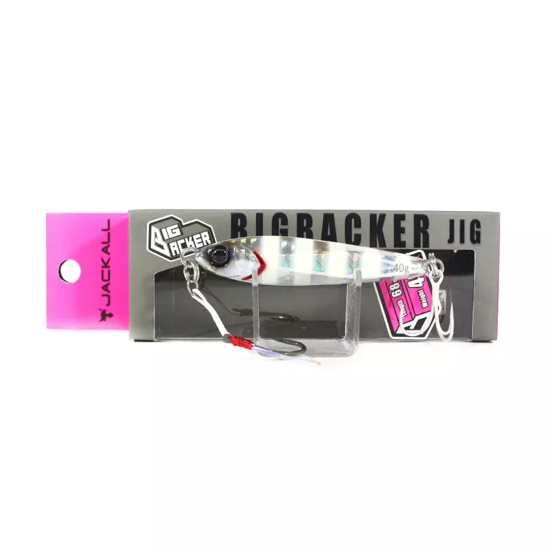 Jackall Metal Jig Big Backer 40 grams Glow Stripe (5488)