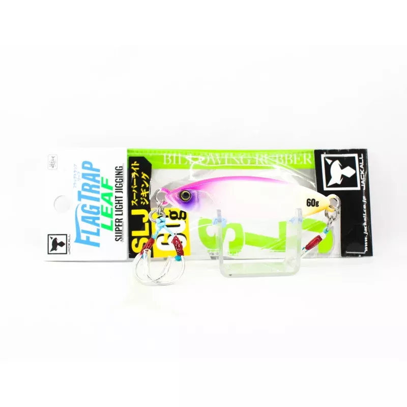 Jackall Metal Jig Flag Trap Leaf 60 grams Tropical Glow (9019)