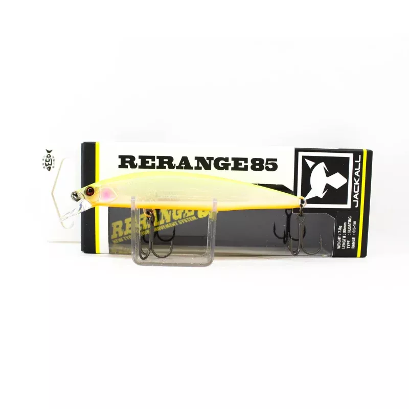 Jackall Rerange 85F Floating Lure Chartreuse Back Pearl (4657)