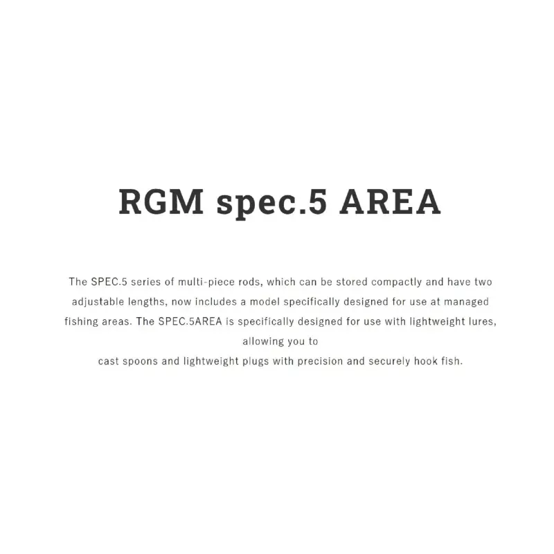 Jackall RGM Rod Baitcast Spec 5 Area 54-510S Orange (2008)