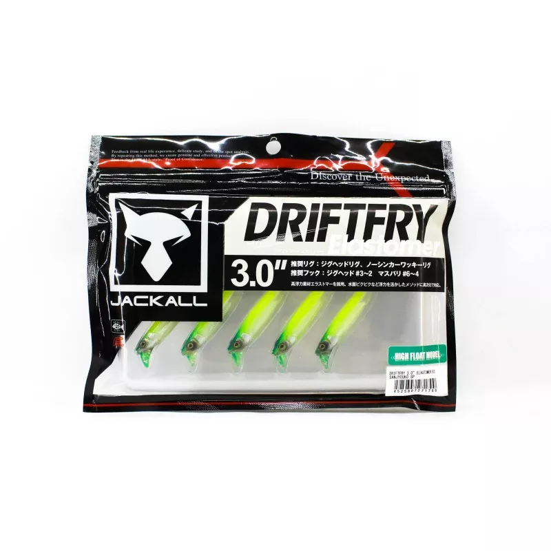 Jackall Soft Lure Drift Fry Elastomer 3 Inch Sanjyouko SP (1799)