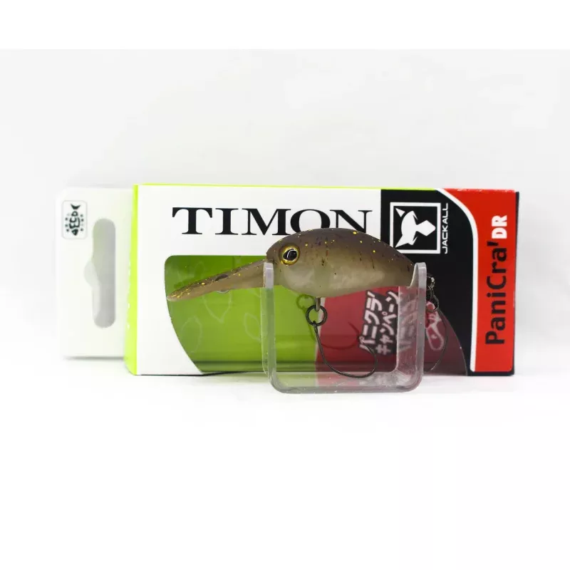 Jackall Timon Panicra DR 32 mm Floating Lure Endo Glow Pelle Brown (6384)