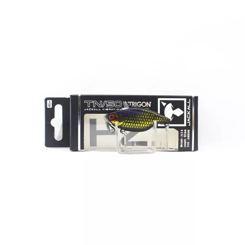 Jackall TN 50 Trigon Vibration Lure Silhouette Gold & Black (3072)