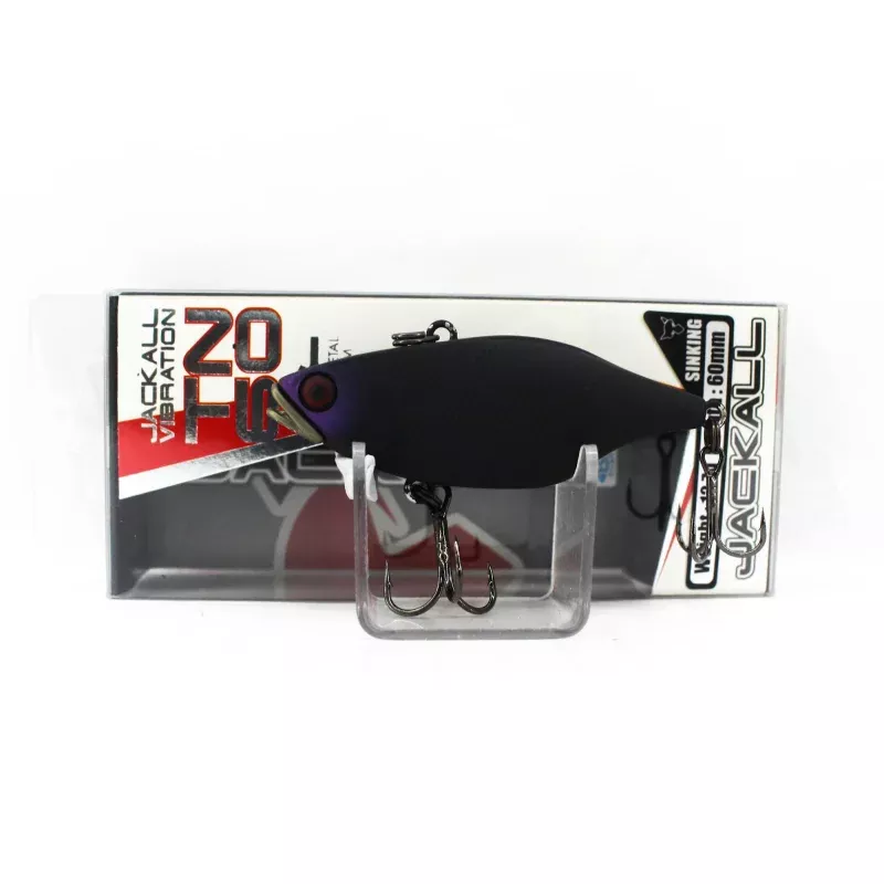 Jackall TN 60 Regular Vibration Lure Mat Black (6207)