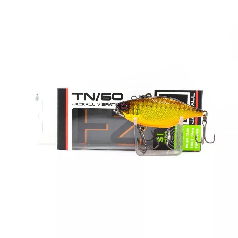 Jackall TN 60 Silent Vibration Lure Double Clutch Gold Black (6068)