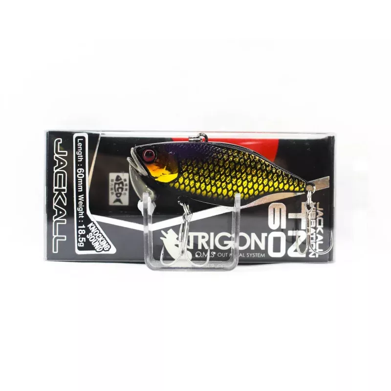 Jackall TN 60 Trigon Vibration Lure Silhouette Gold Black (3157)
