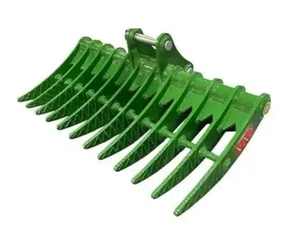 JMA Attachments Brush Rake | Rake Width 60″ inches | Pin Size 50mm | For 8 – 13 Tons Excavators