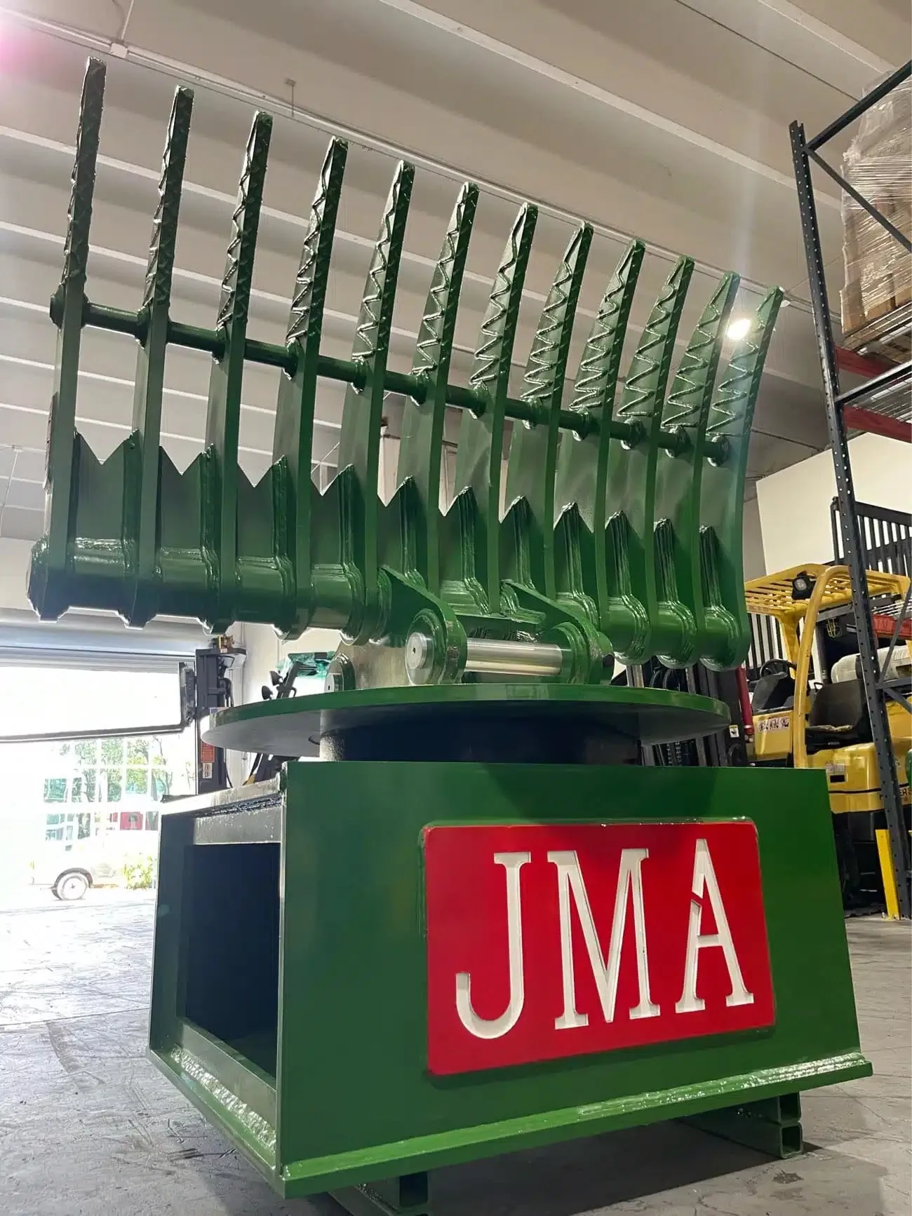 JMA Attachments Brush Rake | Rake Width 60″ Inches | Pin Size 60mm | For 8 – 13 Tons Excavators