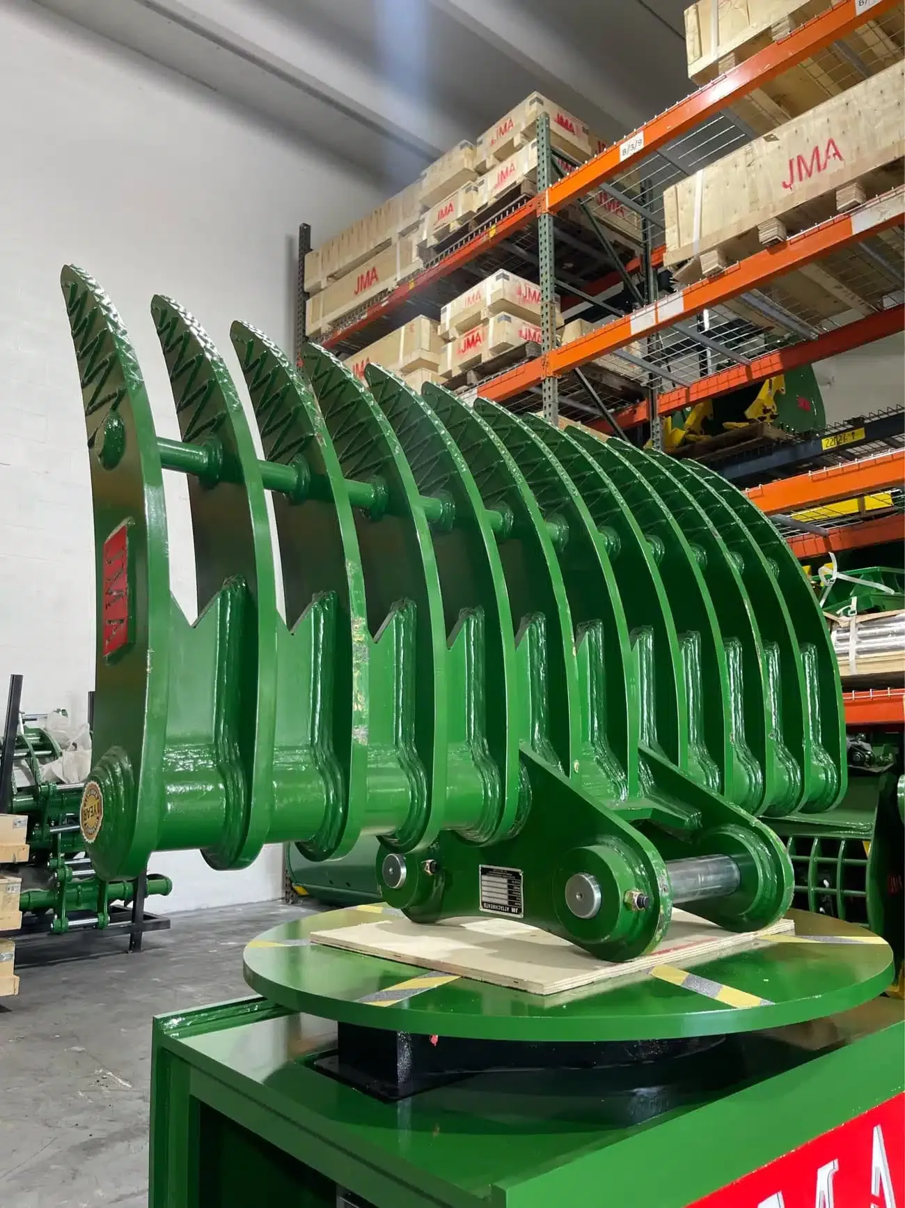 JMA Attachments Brush Rake | Rake Width 60″ Inches | Pin Size 65mm | For 11 – 15 Tons Excavators