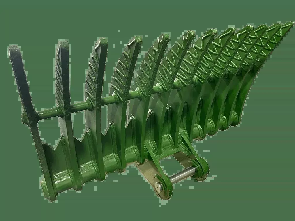 JMA Attachments Brush Rake | Rake Width 70″ Inches | Pin Size 65mm | For 10 – 15 Tons Excavators