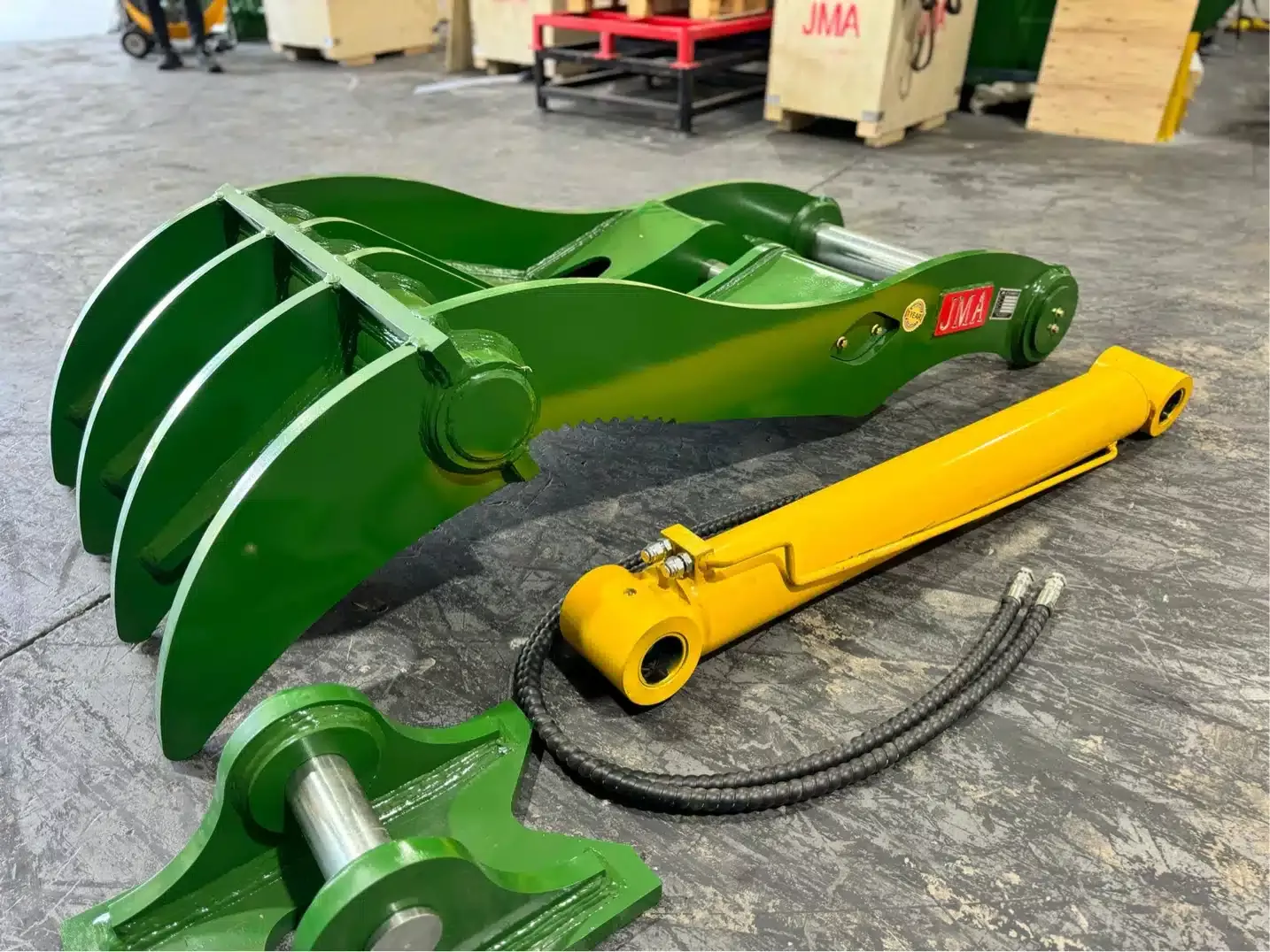 JMA Attachments Main Pin Hydraulic Thumb | Pin Size 100mm | For 33 – 55 Tons Excavators