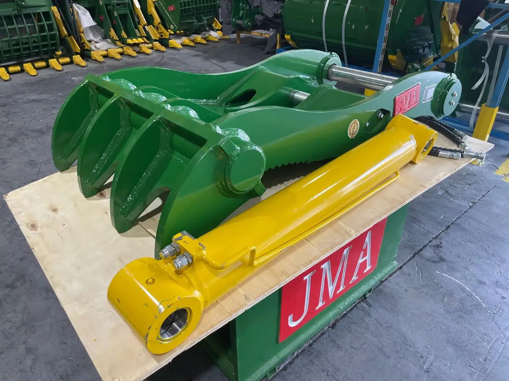 JMA Attachments Main Pin Hydraulic Thumb | Pin Size 80mm | For 16 – 25 Tons Excavators