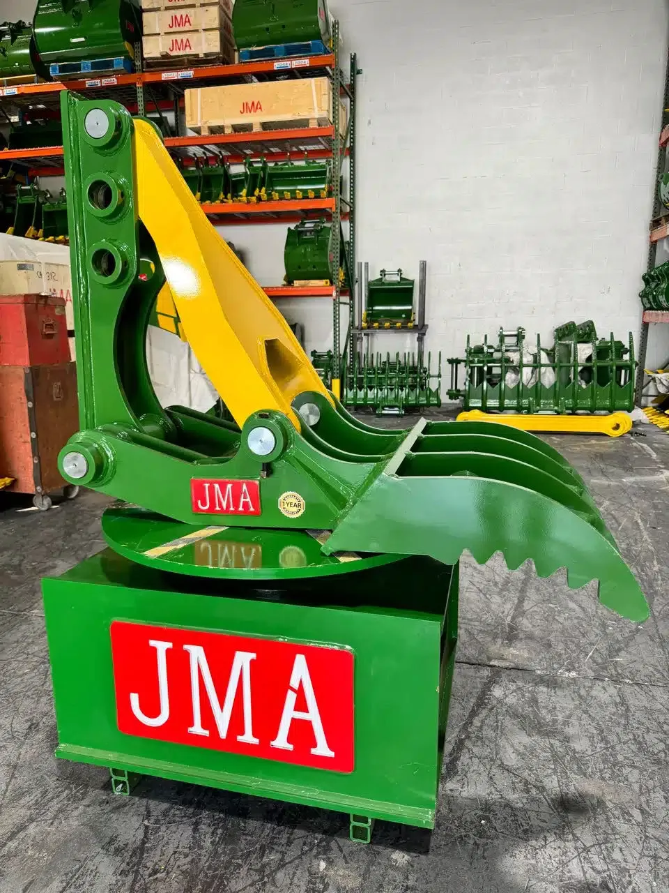 JMA Attachments Mechanical Thumb | Overall Width 30″ inches | Overall Length 54″ inches | For 16 – 25 Tons Excavators
