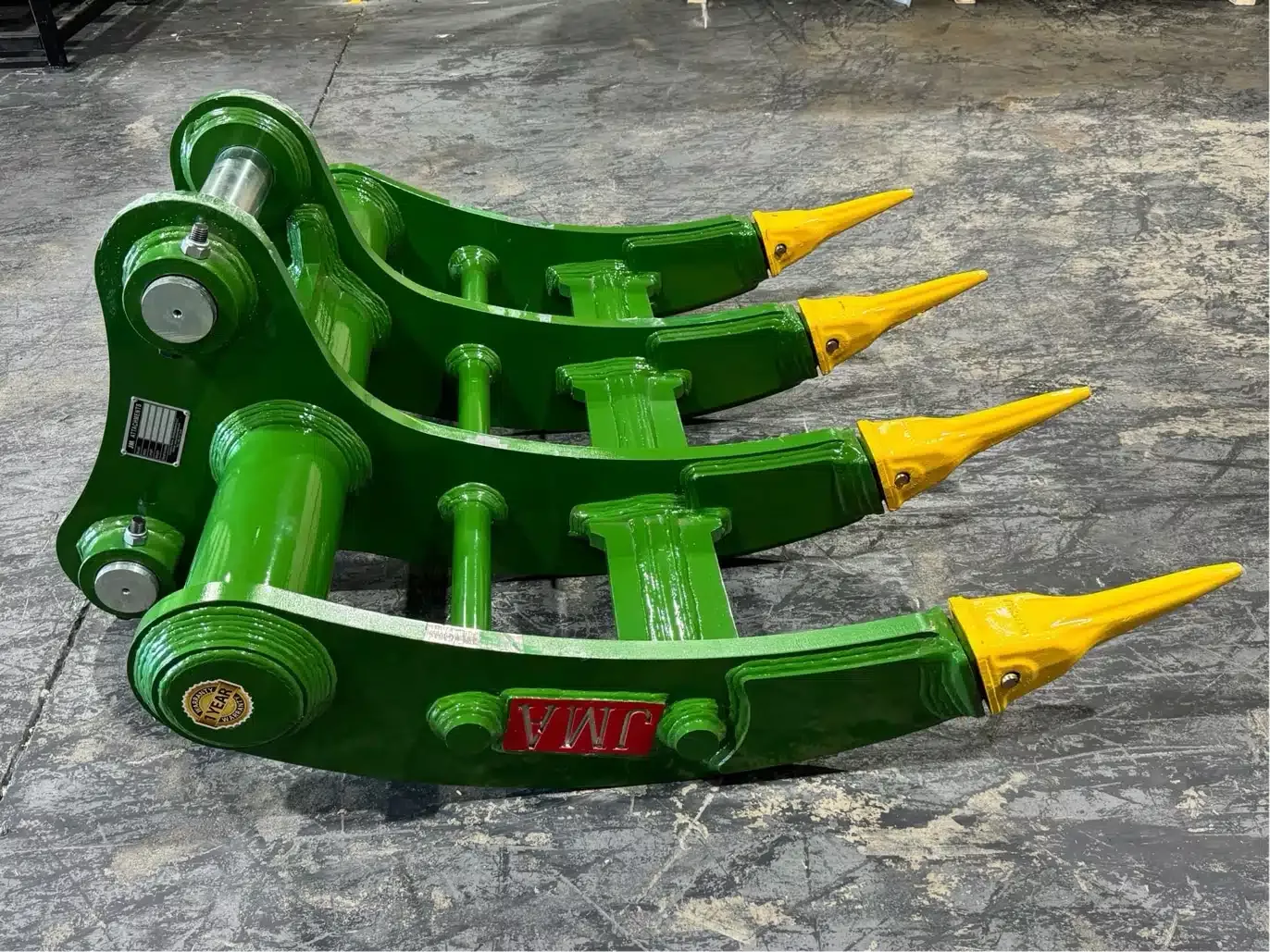 JMA Attachments Root Rake | Rake Width 48″ Inches | Pin Size 80mm | For 16 – 25 Tons Excavators