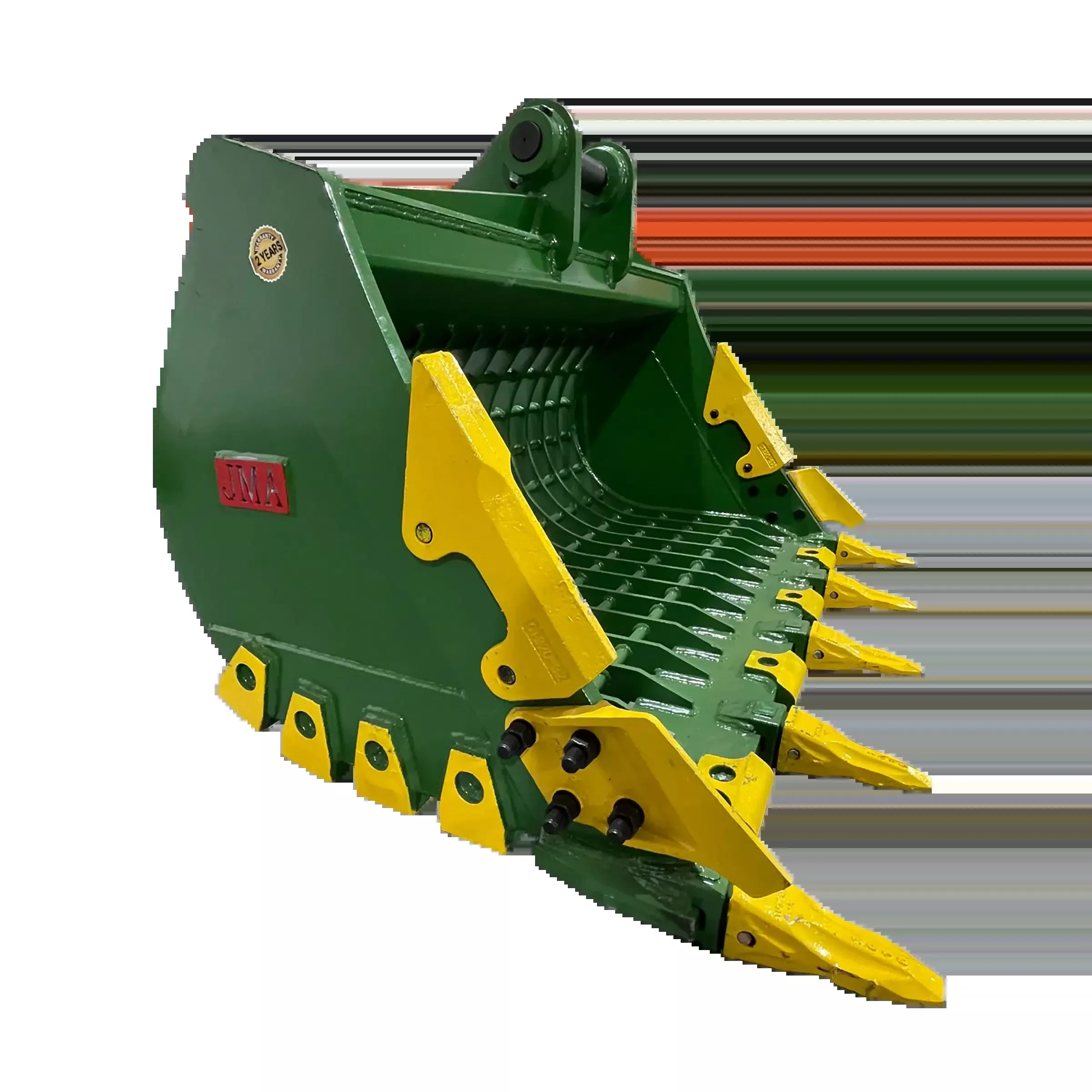 JMA Attachments Severe Duty Skeleton Bucket with Teeth | Bucket Width 48″ inches | Pin Size 70mm | For 15 – 19 Tons Excavators