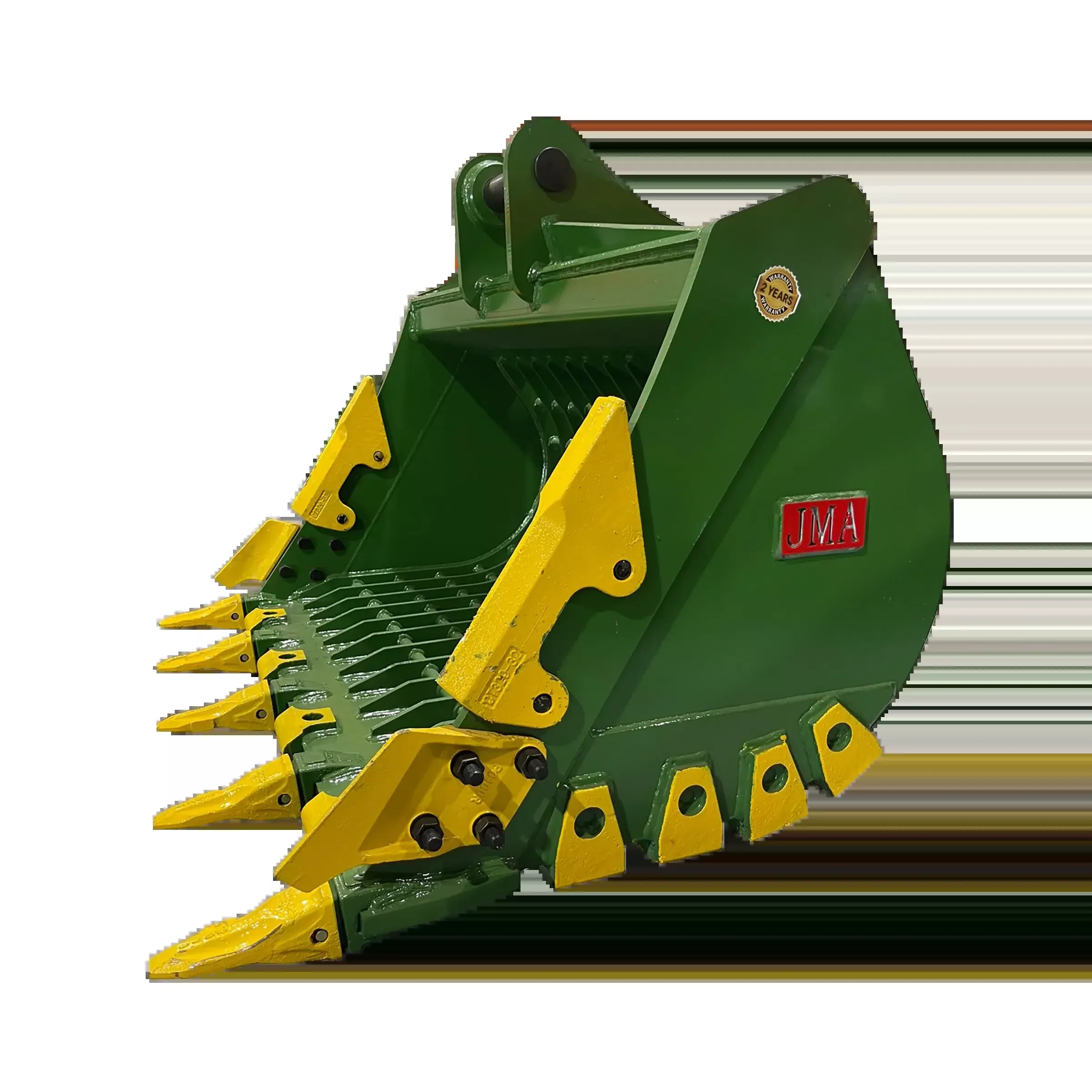 JMA Attachments Severe Duty Skeleton Bucket with Teeth | Bucket Width 60″ inches | Pin Size 70mm | For 15 – 18 Tons Excavators