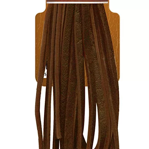 Jobsite Leather Shoe Laces Dark Brown 72″