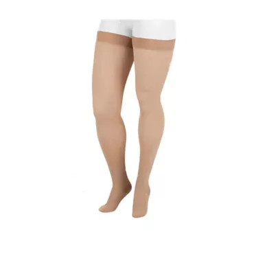 JUZO 20-30 mmHg Dynamic Silicone Thigh High Stockings
