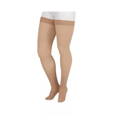 JUZO 30-40 mmHg Soft Compression Short Silicone Thigh High Stockings