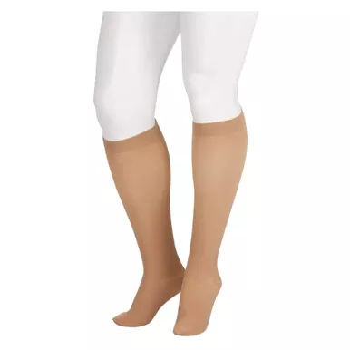 JUZO Soft Compression 20-30 mmHg FF Silicone Knee High Stockings