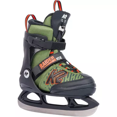 K2 Raider Green/Orange Ice Skates (I220300101)