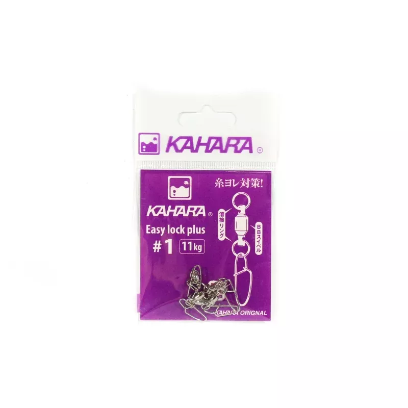 Kahara Easy Lock Plus Ball Bearing Snap Swivel Size 1 (0980)
