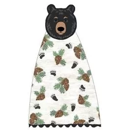 Kay Dee Designs Hangup Towel - Black Bear