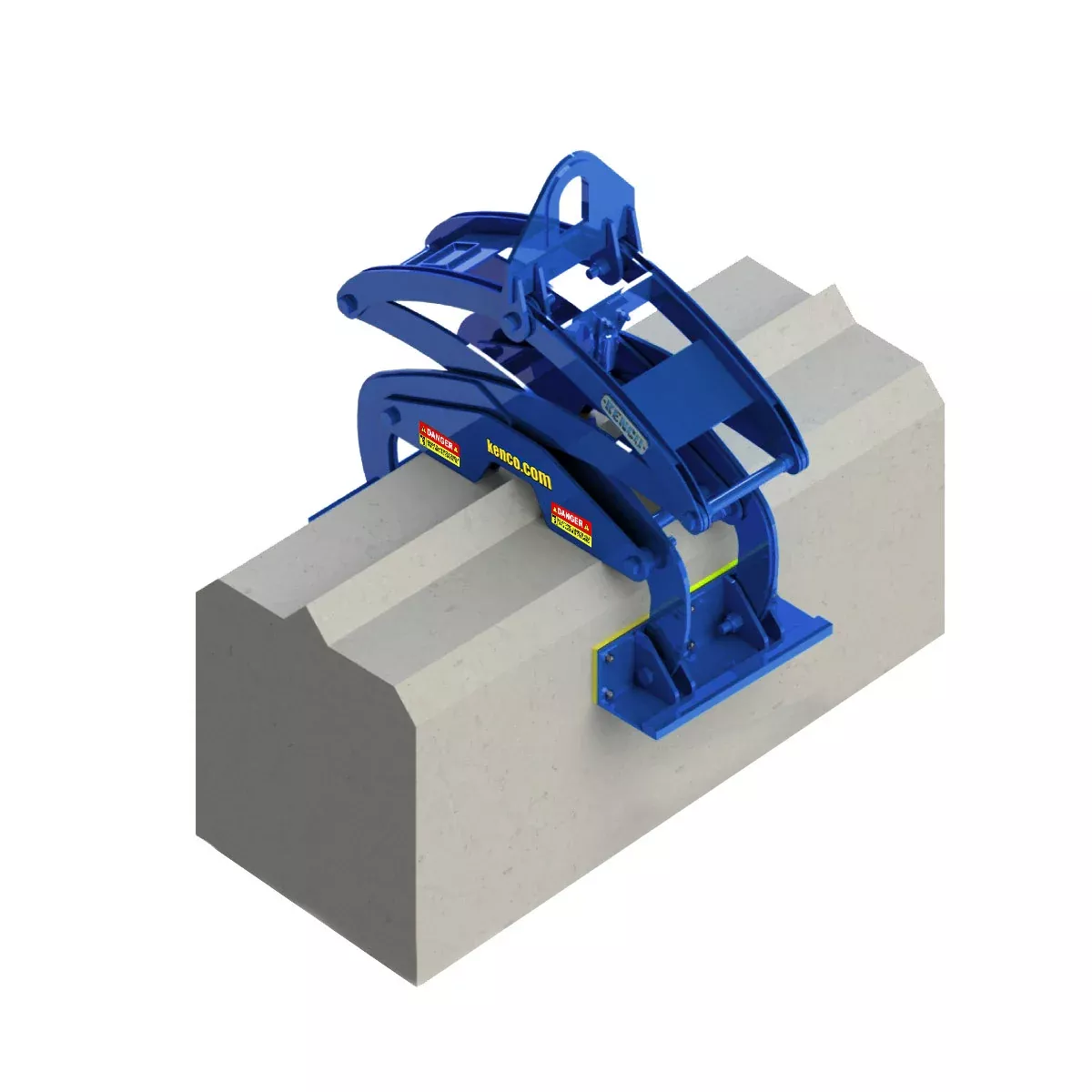 Kenco Bin Block Lift | 24″-30″ Grip Width | Lift Capacity 6000 LB For Loader